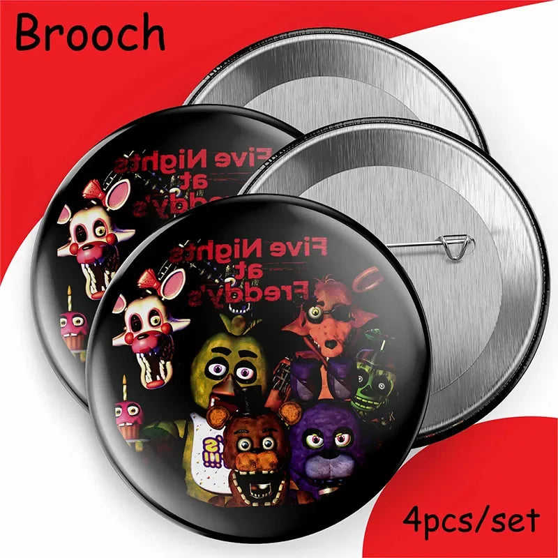 FNAF Freddy Theme Funny Party Supplies Tableware Paper Cup Plate Flag Baby Shower Balloons APRIL FOOL'S DAY Party Decoration