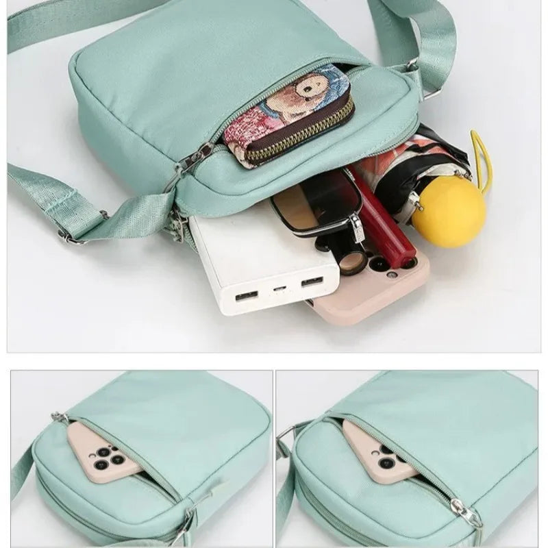 Five Nights At Freddys Single Shoulder Bags Anime FNAF Oxford Crossbody Bag Cartoon Fashion Simple Phone Messenger Bag Boys Gift