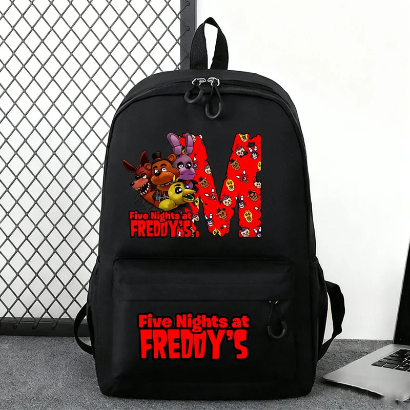 Five Nights At Freddys Backpacks Anime FNAF Large Capacity Schoolbags Cartoon Shoulders Bags Boys Girls Stationary Supplies Gift