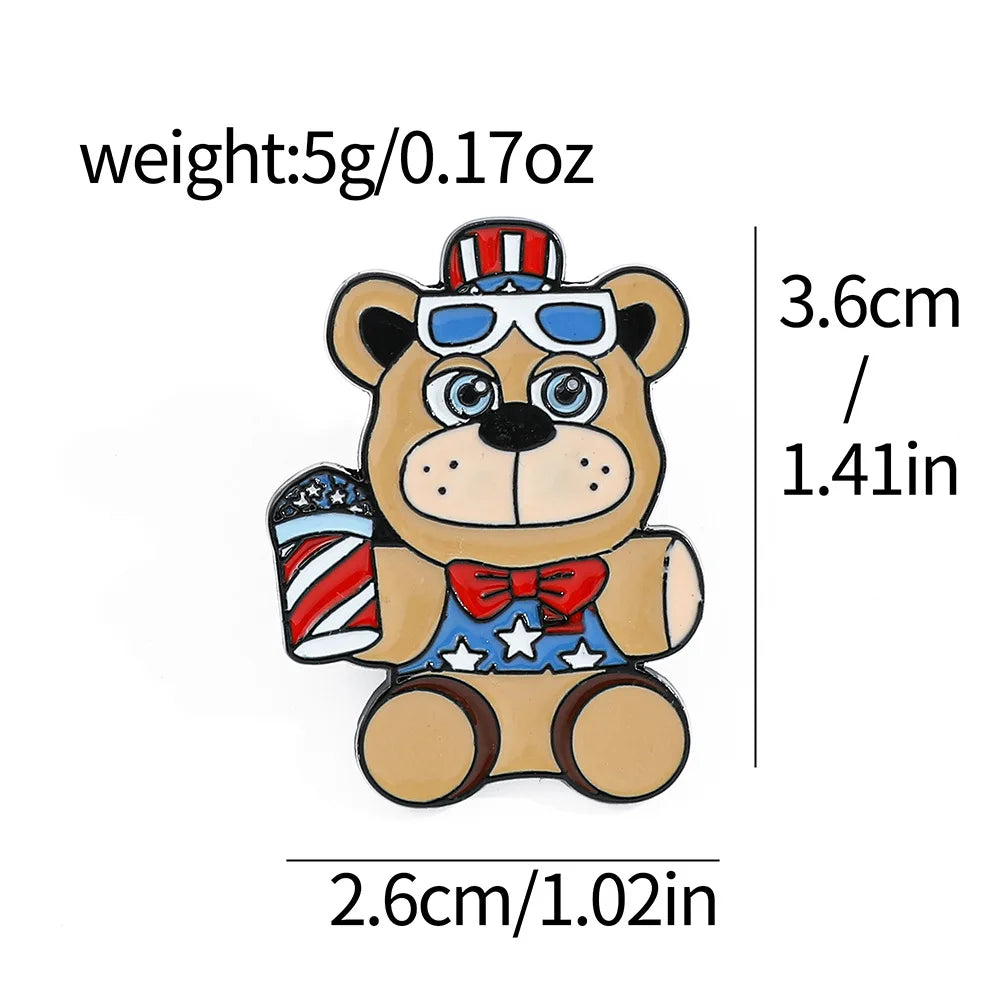 Five Nights At Freddys Enamel Pins Kids Fnafs Cute Brooches for Women Bags Decoration Children Clothes Badge Classic Toys Gift