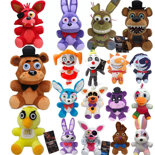 @Five Night At Freddy Fnaf Cute Plush Toys Game Doll 18 CM Bonnie Bear Foxy Cartoon Stuffed Dolls Freddy Toys For Children Gifts
