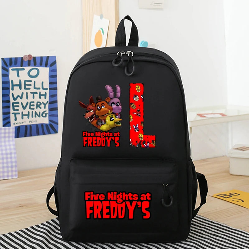 Five Nights At Freddys Backpacks Anime FNAF Large Capacity Schoolbags Cartoon Shoulders Bags Boys Girls Stationary Supplies Gift