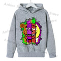 Five Nights At Freddy Hoodie for Children FNAF Anime Cartoon Cute Hooded Sweatshirt Boys Girls Autumn Fashion Sports Hoodies