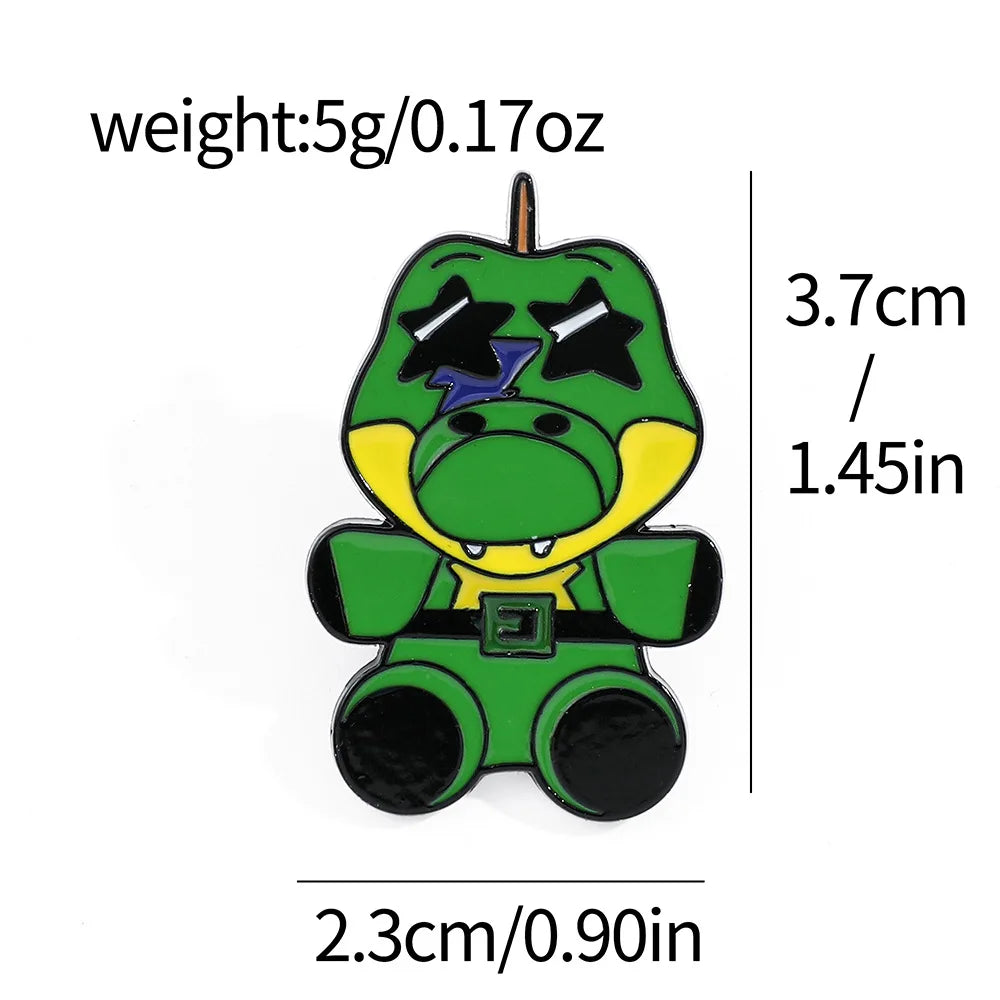 Five Nights At Freddys Enamel Pins Kids Fnafs Cute Brooches for Women Bags Decoration Children Clothes Badge Classic Toys Gift