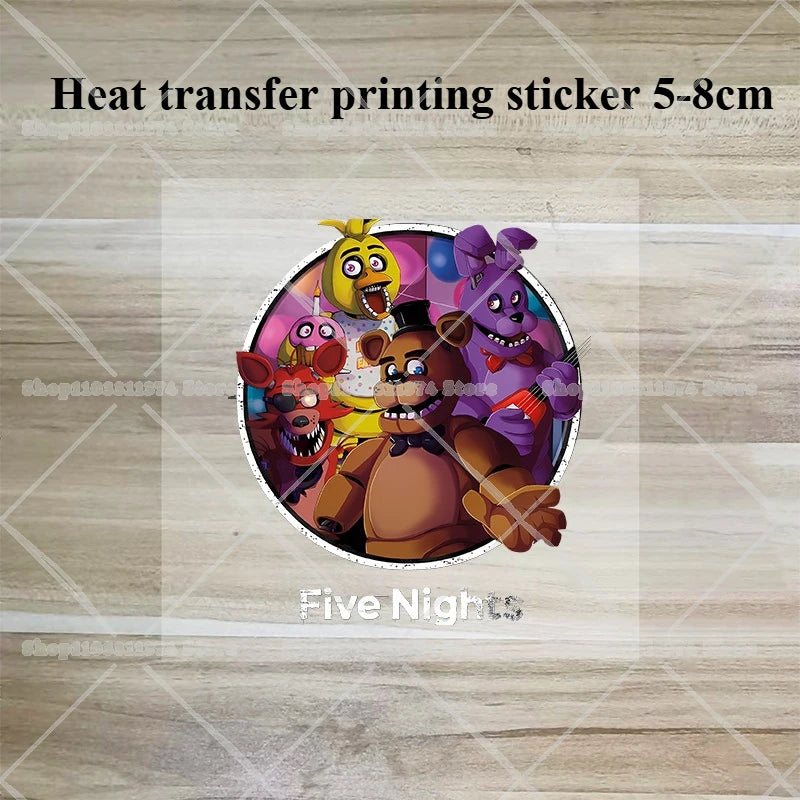 Five Nights At Freddys Single Shoulder Bags Anime FNAF Oxford Crossbody Bag Cartoon Fashion Simple Phone Messenger Bag Boys Gift